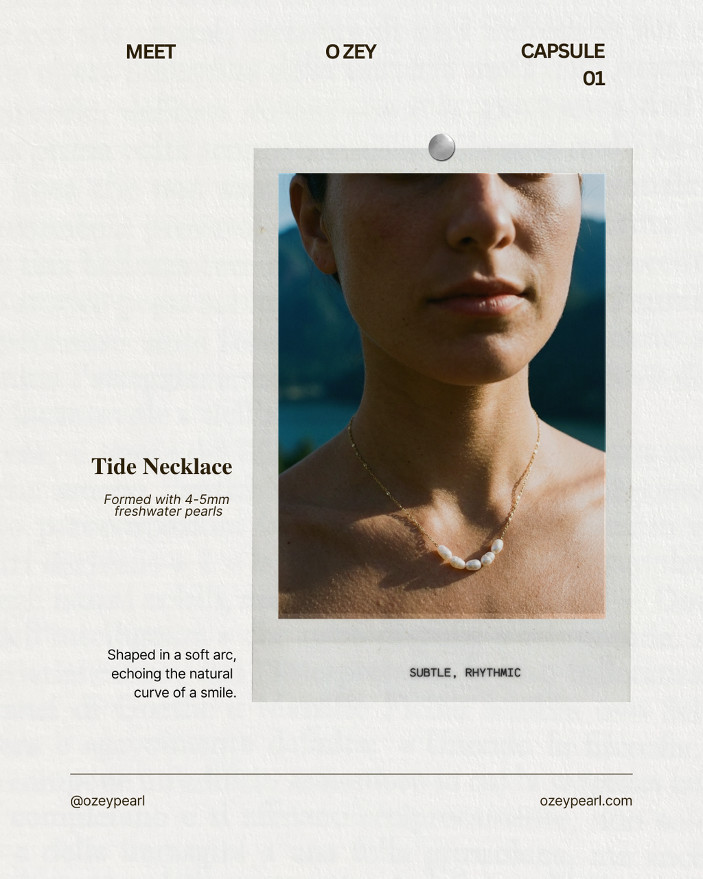 Tide Pearl | Pendant Necklace