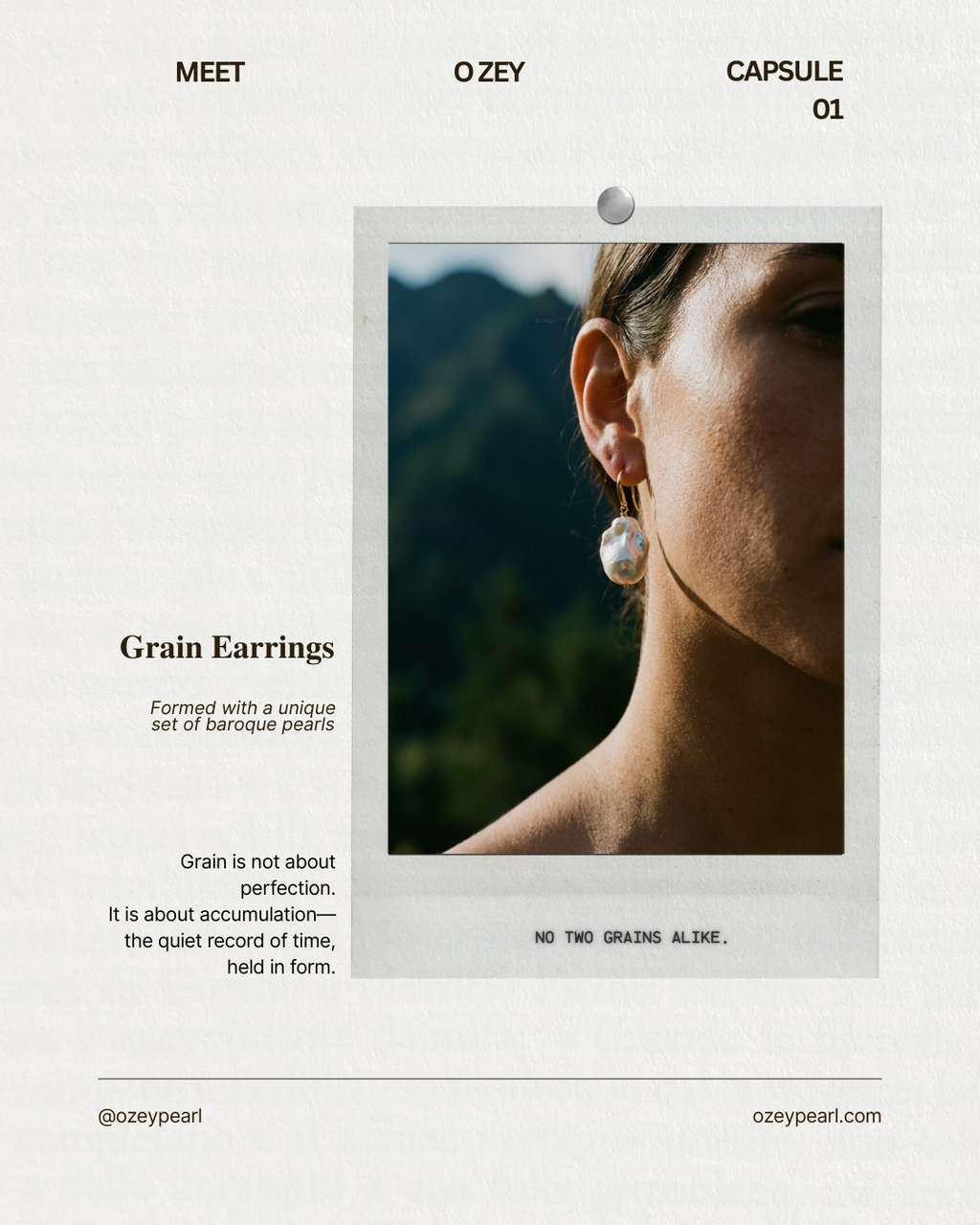 Grain Pearl Baroque Earrings