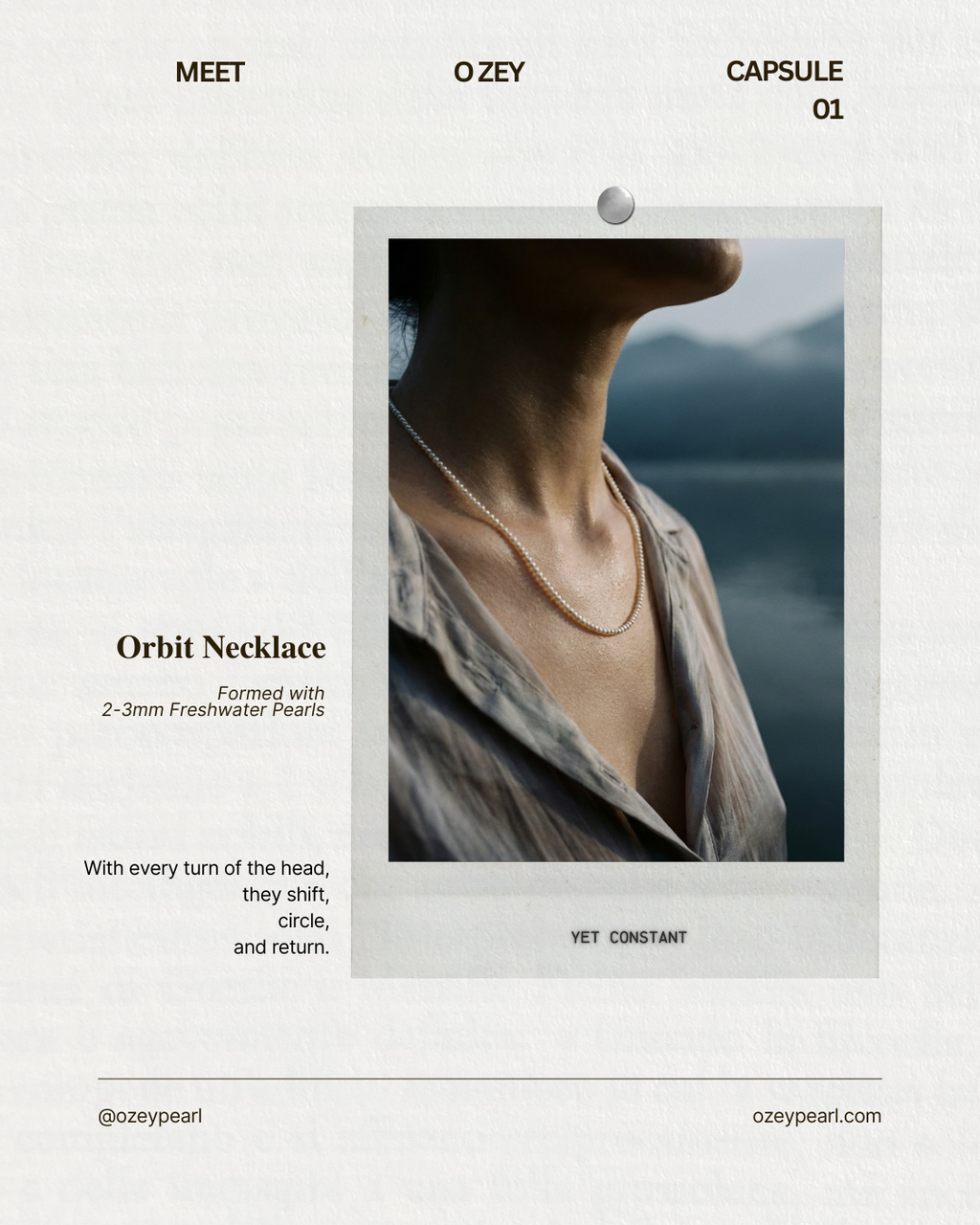 Orbit Pearl | Strand Necklace