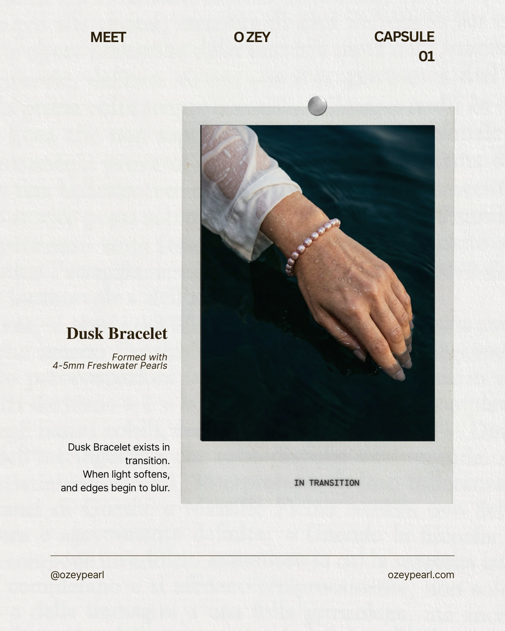 Dusk Pearl Bracelet