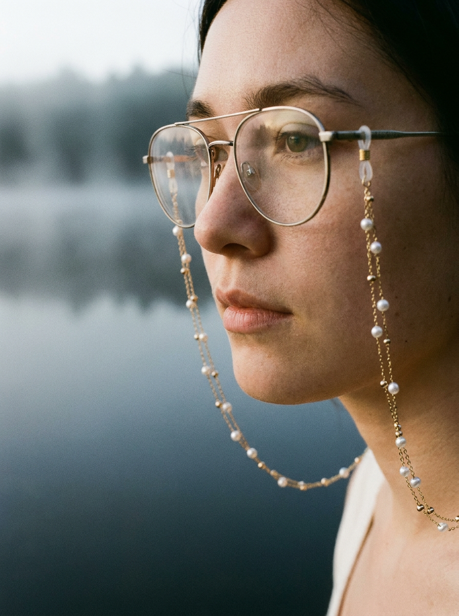 Bead Pearl Glasses Chain | Eyewear Necklace